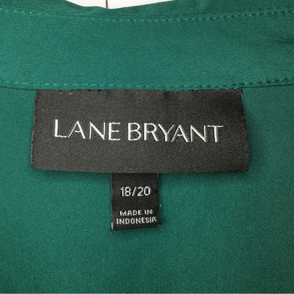 Lane Bryant Button Down Top With Split In The Bac… - image 2